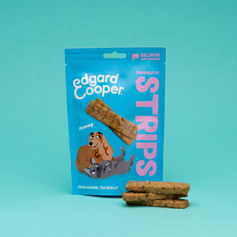 75 g Edgard y Cooper Tiras de Salm&atilde;o e Frango para c&atilde;es, , large Imagem n&uacute;mero 2